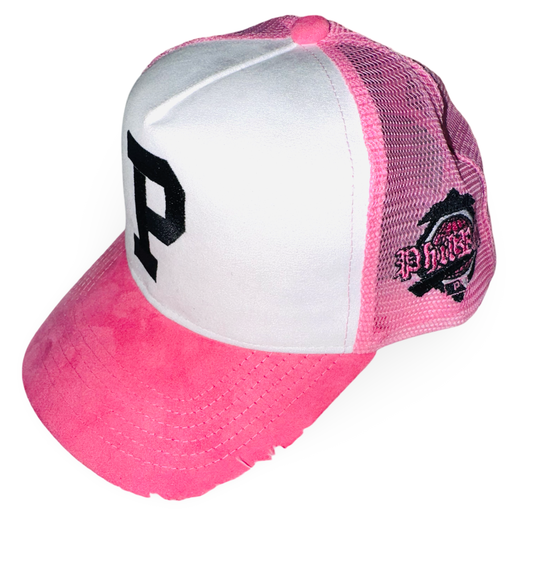 PR PINK WORLD SERIES SUEDE BASEBALL HAT